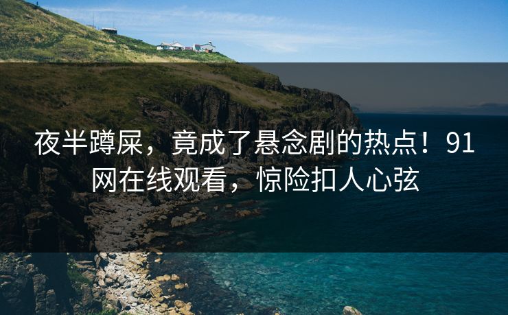 夜半蹲屎，竟成了悬念剧的热点！91网在线观看，惊险扣人心弦