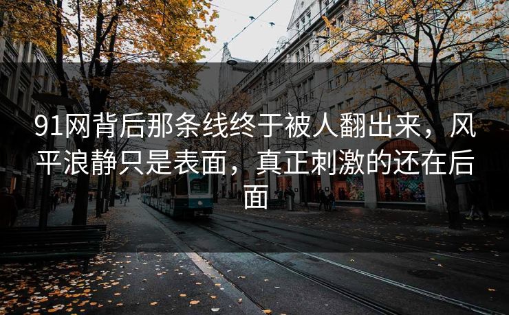 91网背后那条线终于被人翻出来,风平浪静只是表面,真正刺激的还在后面 91网背后那条线终于被人翻出来,风平浪静只是表面,真正刺激的还在后面